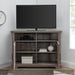 Pending - Walker Edison TV Stand 44" Grooved Door Corner TV Stand - Available in 2 Colours