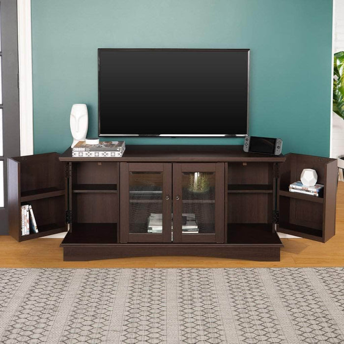 Pending - Walker Edison TV Stand 52" Traditional Wood TV Stand - Available in 2 Colours