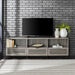Pending - Walker Edison TV Stand Slate Grey 70" Modern Slat Door TV Stand - Available in 2 Colours