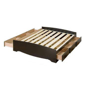 Prepac Bed Full / Black Mate’s Platform Storage Bed with 6 Drawers - Multiple Options Available