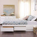 Prepac Bed Full / White Mate’s Platform Storage Bed with 6 Drawers - Multiple Options Available