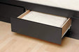 Prepac Bed Queen / Black Tall Captain’s Queen Platform Storage Bed with 12 Drawers - Multiple Options Available