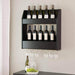 Prepac Black 2-Tier Floating Wine and Liquor Rack - Multiple Options Available