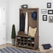 Prepac Drifted Grey Hall Tree with Shoe Storage - Multiple Options Available