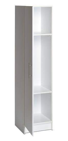 Prepac ELITE Home Storage Collection White Elite 16 inch Broom Cabinet - Multiple Options Available