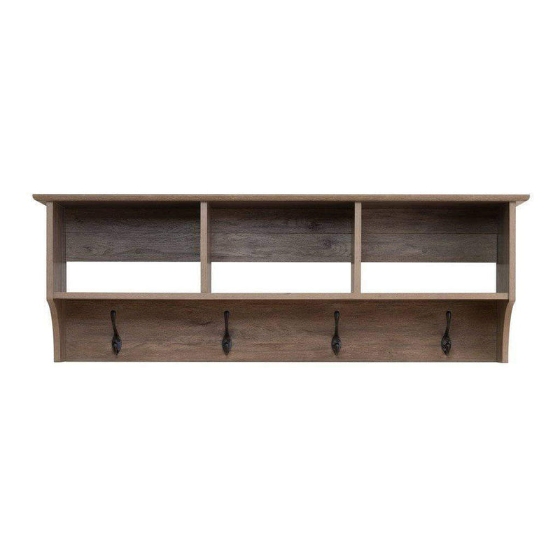 Prepac Entryway Grey 48 Inch Wide Hanging Entryway Shelf - Multiple Options Available