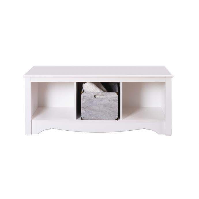 Prepac Entryway White Cubbie Bench - Multiple Options Available