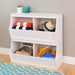Prepac Entryway White Fremont Stacked Four Bin Storage Cubby - Multiple Options Available