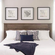 Prepac King / Drifted Grey Flat Panel Headboard - Multiple Options Available