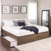 Prepac King / Drifted Grey Select 4-Post Platform Bed with 4 Drawers - Multiple Options Available