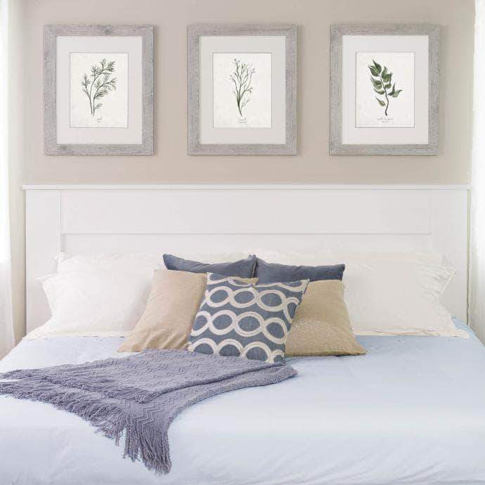 Prepac King / White Flat Panel Headboard - Multiple Options Available