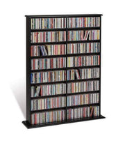 Prepac Multimedia Storage Black Double Width Wall Storage - Multiple Options Available