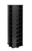 Prepac Multimedia Storage Black Large Four Sided Spinning Tower - Multiple Options Available