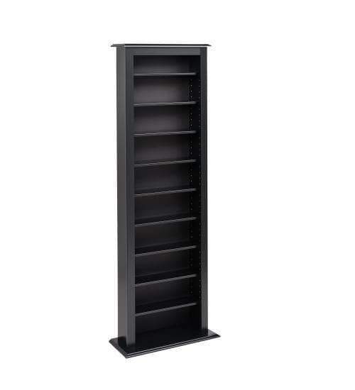 Prepac Multimedia Storage Black Slim Barrister Tower - Multiple Options Available