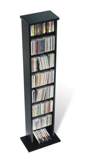 Prepac Multimedia Storage Black Slim Multimedia Storage Tower - Multiple Options Available