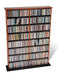Prepac Multimedia Storage Cherry and Black Double Width Wall Storage - Multiple Options Available