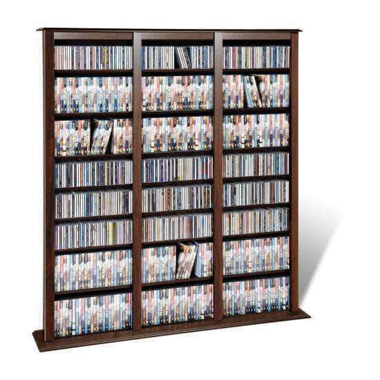 Prepac Multimedia Storage Espresso Triple Width Barrister Tower - Multiple Options Available