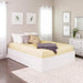 Prepac Queen / White Select 4-Post Platform Bed with 2 Drawers - Multiple Options Available