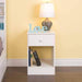 Prepac White Astrid Tall 1-Drawer Nightstand - Multiple Options Available