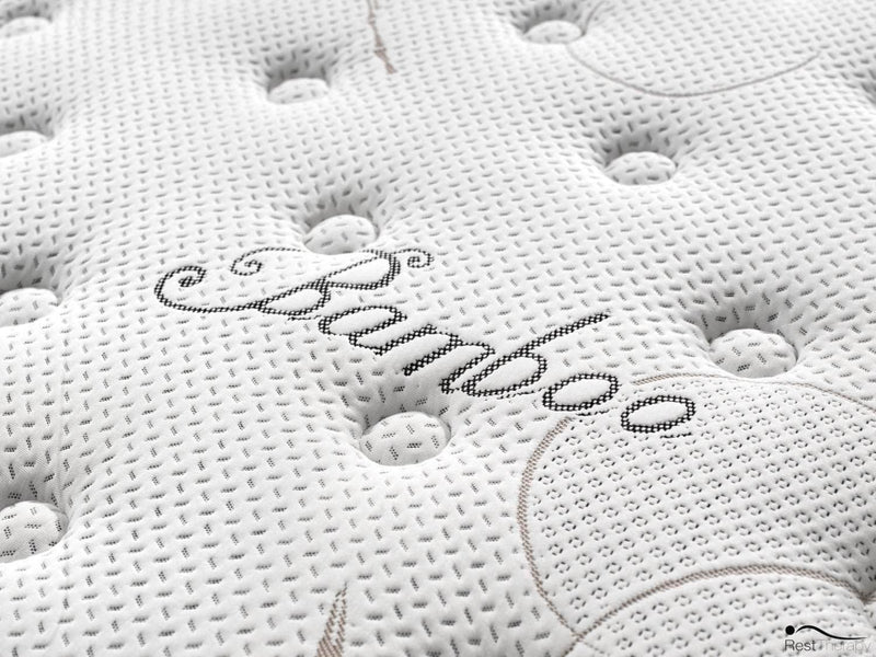 Rest Therapy Mattress 12 Inch Bliss Bamboo Plush Pocket Coil Mattress with Gel Memory Foam - Available in 2 Sizes