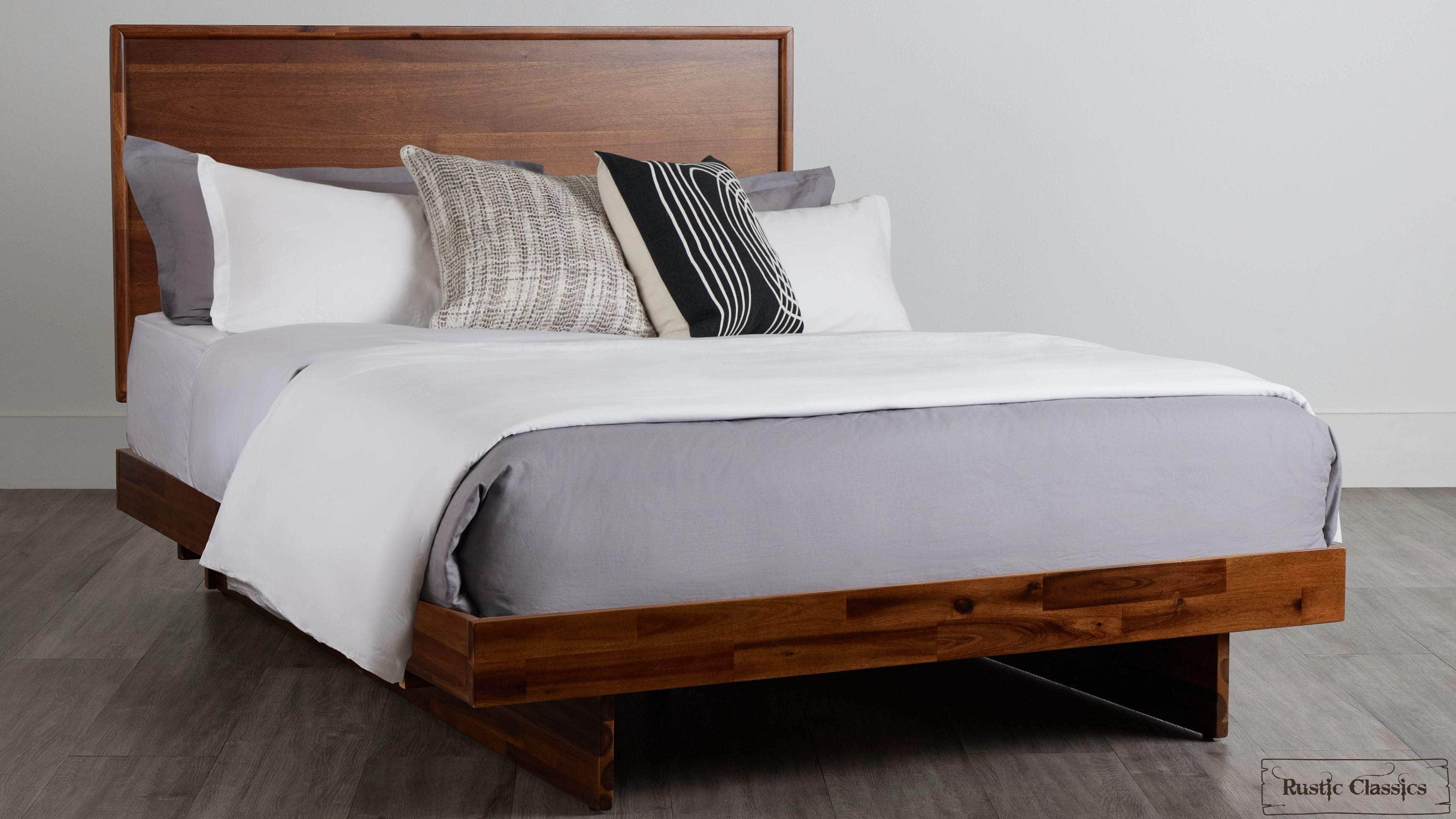 Rustic Classics Jasper 5 Piece Reclaimed Wood Platform Bedroom ...