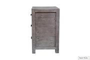 Rustic Classics Bedroom Set Whistler 4 Piece Reclaimed Wood Platform Bedroom Furniture Set in Grey - Available in 2 Sizes