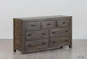 Rustic Classics Bedroom Set Whistler 5 Piece Reclaimed Wood Platform Bedroom Furniture Set in Grey - Available in 2 Sizes