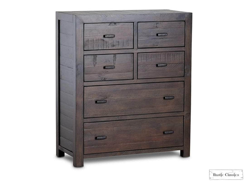Rustic Classics Drawer Chest Whistler Reclaimed Wood 6 Drawer Chest in Brown