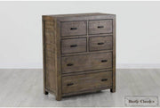 Rustic Classics Drawer Chest Whistler Reclaimed Wood 6 Drawer Chest in Grey