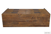 Rustic Classics Dresser Blackcomb Reclaimed Wood and Metal 6 Drawer Dresser in Coffee Bean