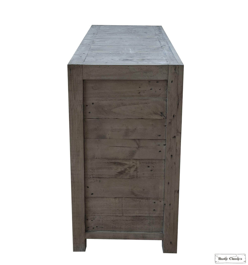 Rustic Classics Dresser Whistler Reclaimed Wood 7 Drawer Dresser in Grey