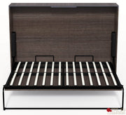 True Contemporary Murphy Wall Bed Heidi Brown Horizontal Murphy Wall Pull Down Bed - Available in 3 Sizes