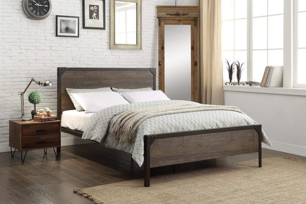 True Contemporary Platform Beds Twin Misty Wooden Platform Bed with Steel Frame