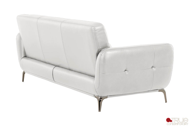 True Contemporary Sofa William Tufted Faux Leather Sofa - Available in 2 Colours