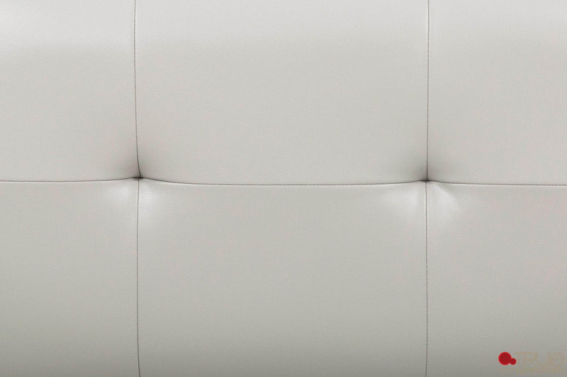 True Contemporary Sofa William Tufted Faux Leather Sofa - Available in 2 Colours