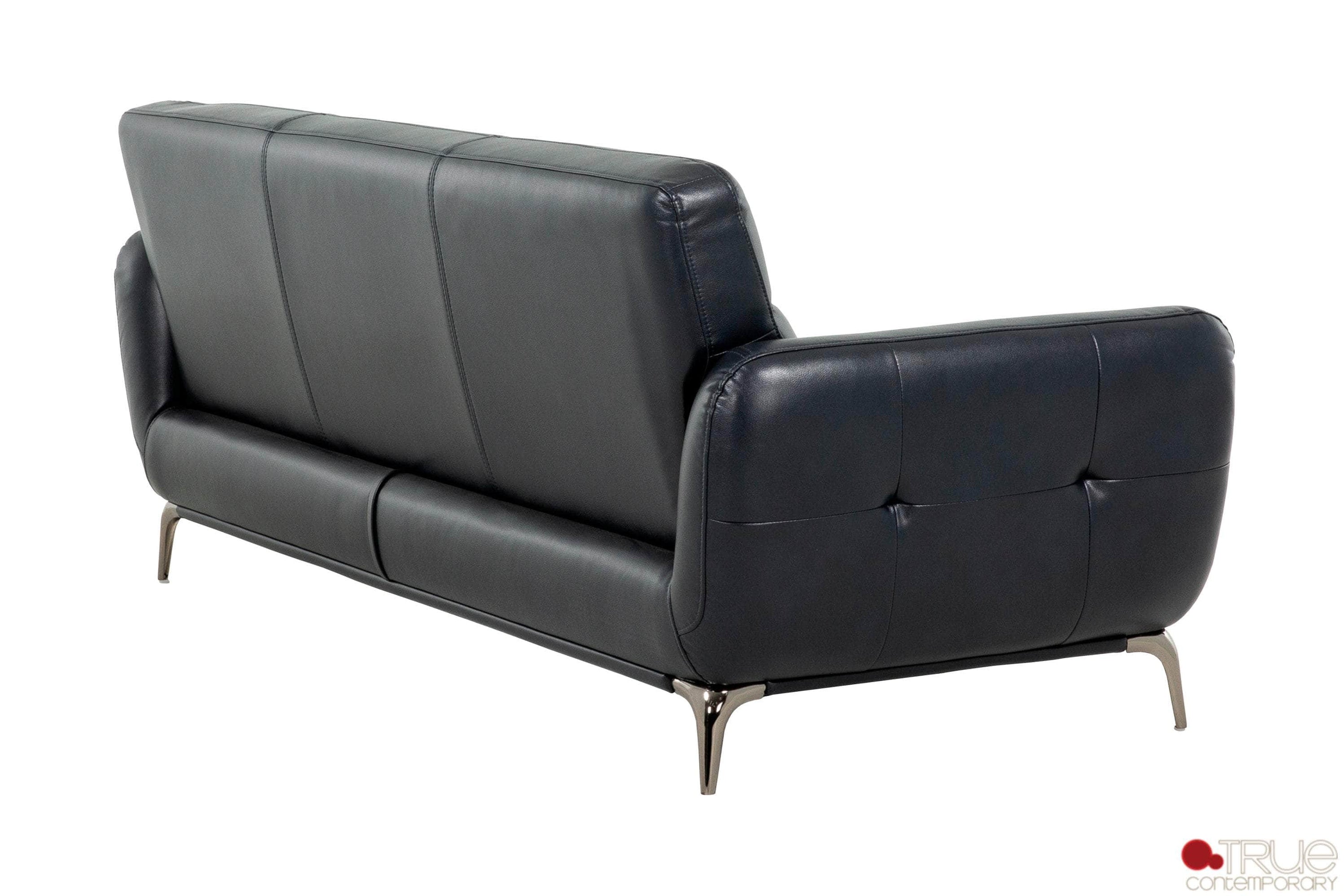 True Contemporary William Tufted Faux Leather Sofa — Wholesale Furniture Brokers Canada