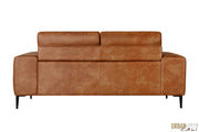 Urban Cali Loveseat Fresno Loveseat in Rustic Light Brown