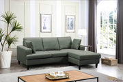 Urban Cali Sectional Sofa Sophia 84" Wide Sectional Sofa with Reversible Chaise - Available in 2 Colours