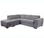 Urban Cali Sleeper Sectional Left Facing Chaise Gerardo Sleeper Sectional Sofa Bed with Storage Ottoman
