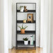 Walker Edison Bookcase 55" Modern Wood Ladder Bookcase - Available in 3 Colours