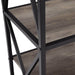 Walker Edison Bookcase 61" X-Frame Metal Tall Wood Bookcase - Available in 5 Colours