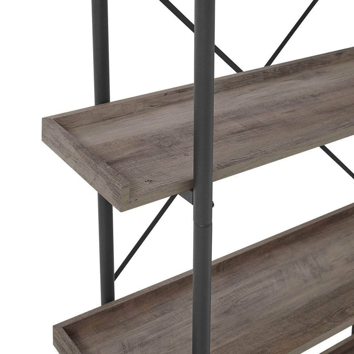 Walker Edison Bookcase 68" Urban Pipe Metal Bookshelf - Available in 4 Colours