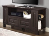 Walker Edison TV Stand Espresso 44" Columbus Traditional Wood TV Stand - Available in 2 Colours