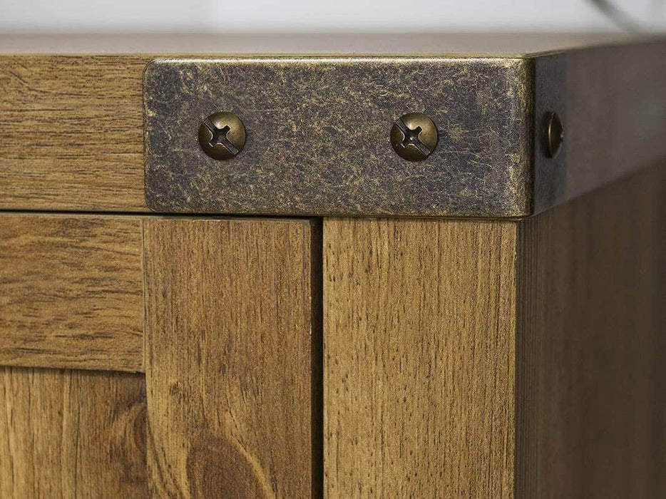 Walker Edison TV Stand Farmhouse Barn Door 58" TV Console - Available in 5 Colours