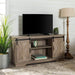 Walker Edison TV Stand Grey Wash 58" Sliding Barn Door Modern Farmhouse Wood TV Stand - Available in 4 Colours