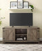 Walker Edison TV Stand Grey Wash Farmhouse Barn Door 58" TV Console - Available in 5 Colours
